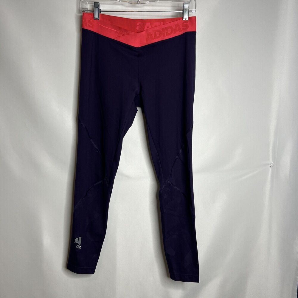 Adidas Pants  Women’s Medium Purple/pink Alphaskin Leggings Climalite Activewear